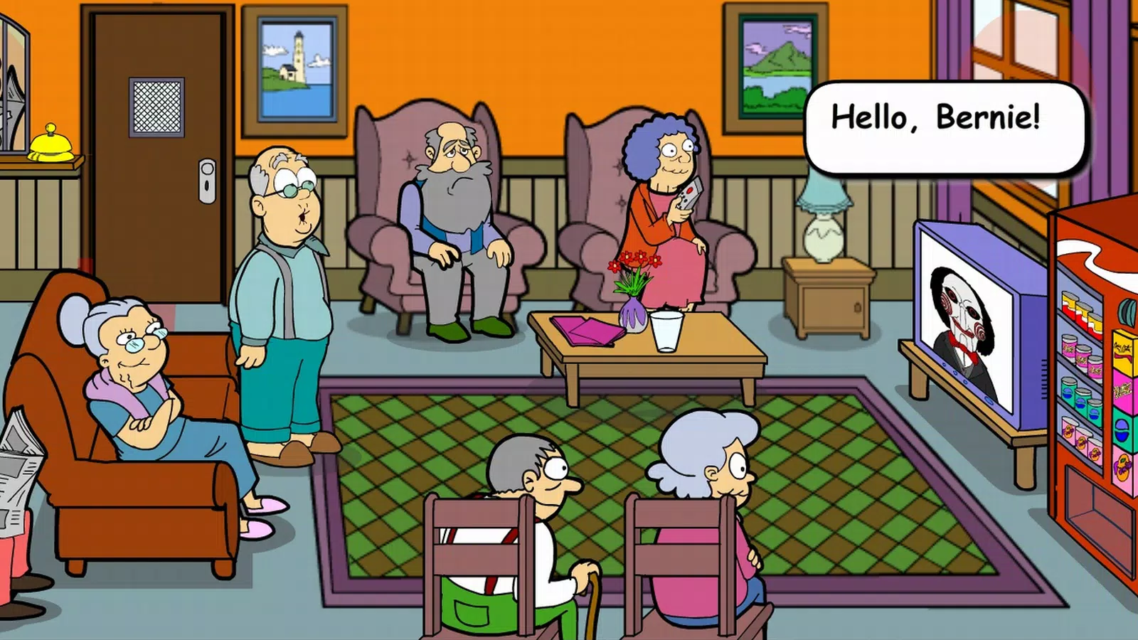 Grandpa Brickson Saw Trap Screenshot 0