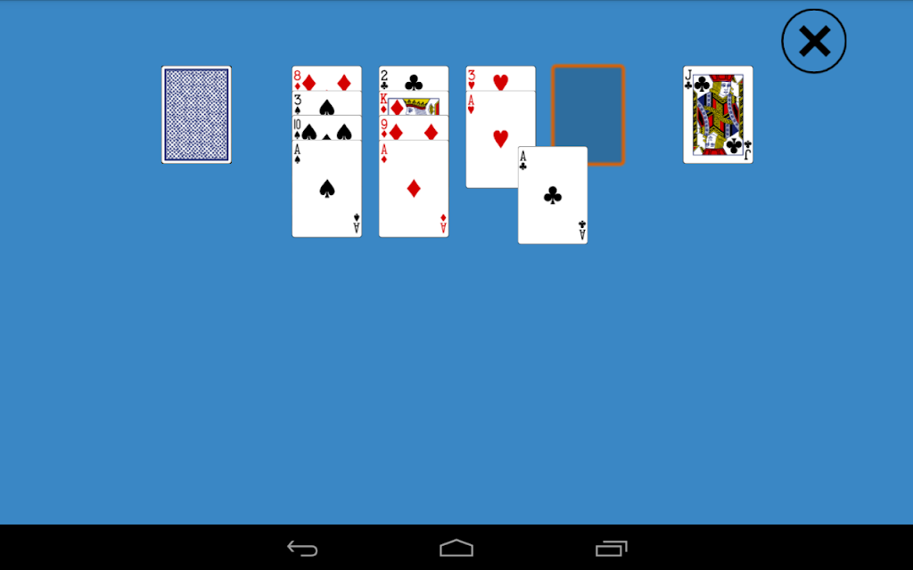Classic Aces Up Solitaire Captura de pantalla 2