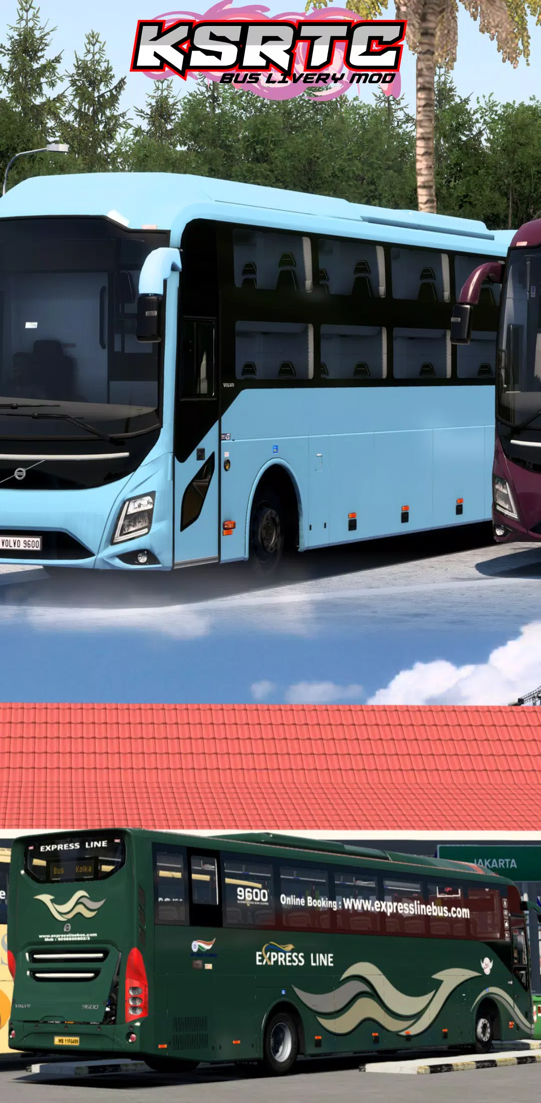 Ksrtc Bus Livery Mod ဖန်သားပြင်ဓာတ်ပုံ 0