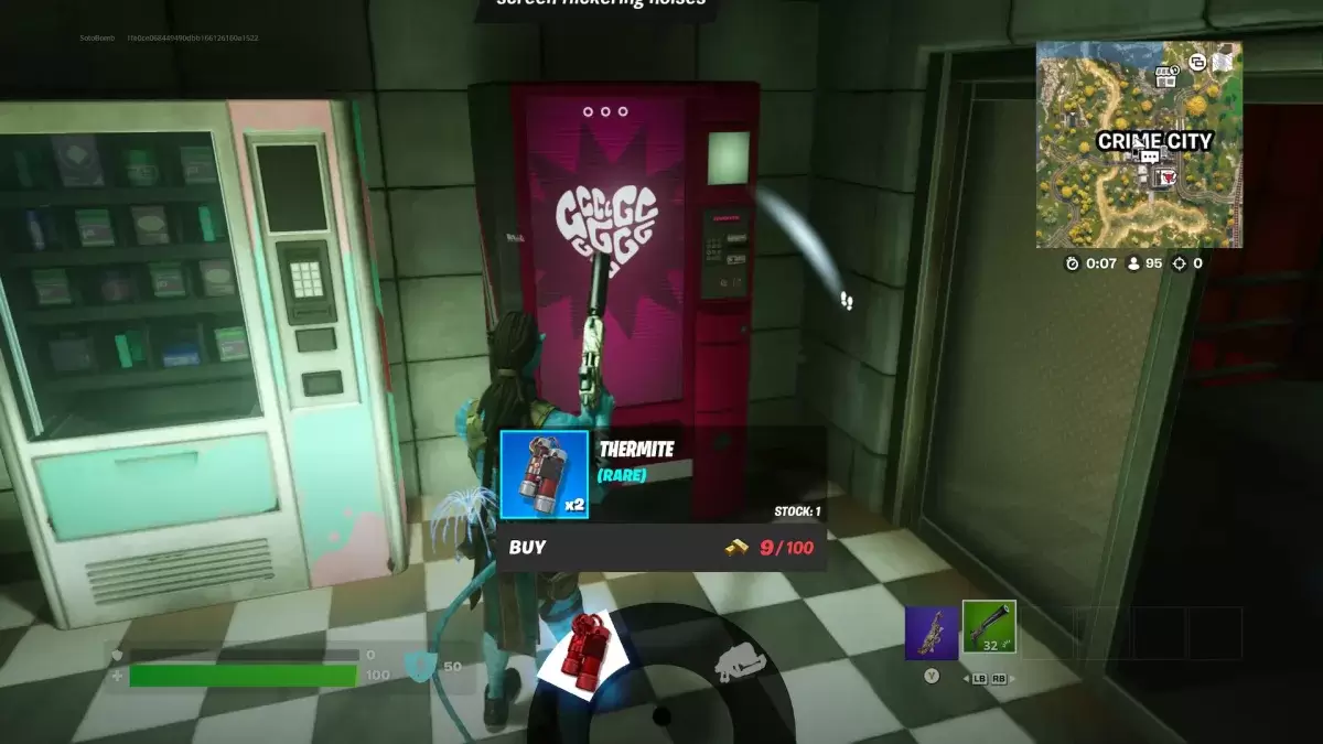 Destrizionario Themite in Fortnite Capitolo 6, stagione 2.