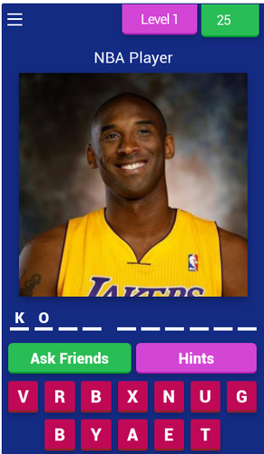 Guess The Basketball Player - NBA Quiz應用截圖第0張