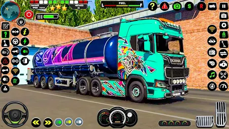 US Oil Tanker Truck Drive Sim Tangkapan skrin 0
