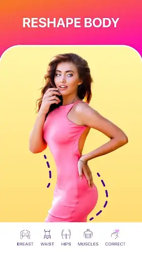 FitPix - 画像 編集、顔加工そして体型 加工 スクリーンショット 0