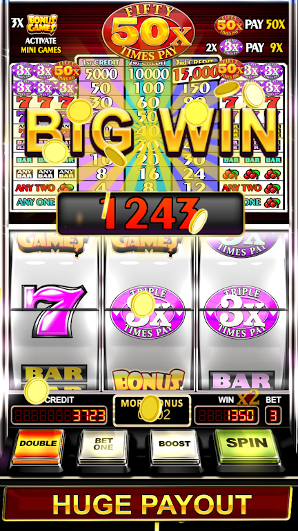 Triple Fifty Times Pay - Free Vegas Style Slots應用截圖第0張
