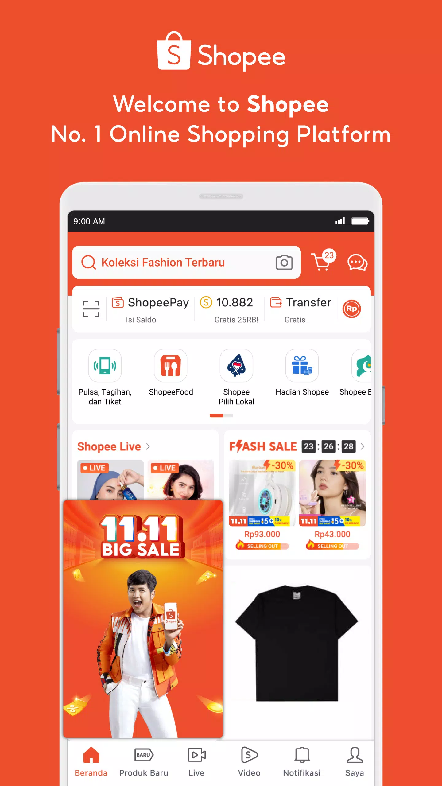 8.8 Shopee Live Maraton Capture d'écran 0