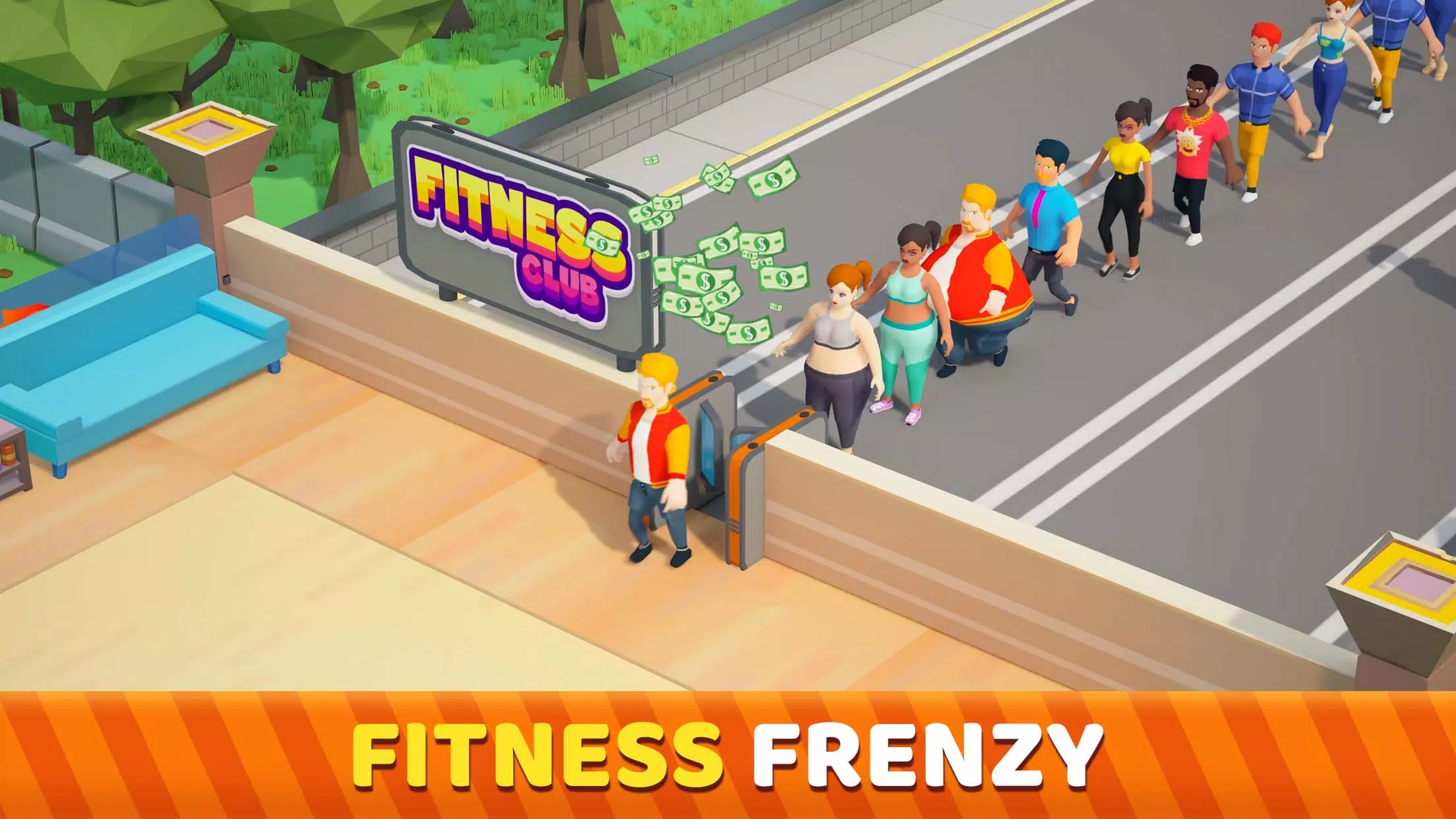 Schermata Fitness Club Tycoon 0