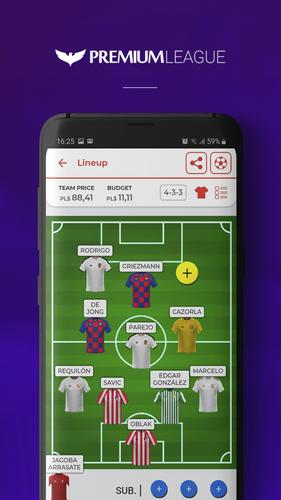 Premium League Fantasy Game Capture d'écran 3