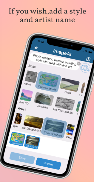 ImageAI - AI Art Generator Скриншот 1