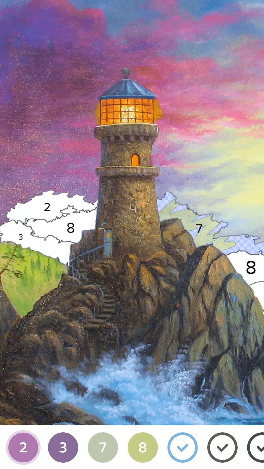 Colorswipes® - Color by Number Captura de tela 3