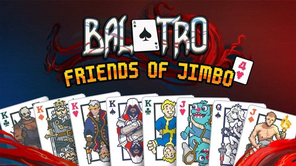Balatro Jimbo 4 Collab पैक के दोस्तों का अनावरण करता है!