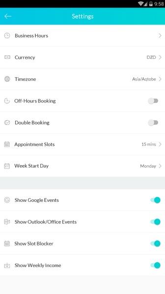 Setmore Appointment Scheduling Screenshot 0