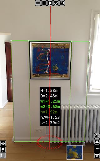 3D Measurement App - Plumb-bob স্ক্রিনশট 2