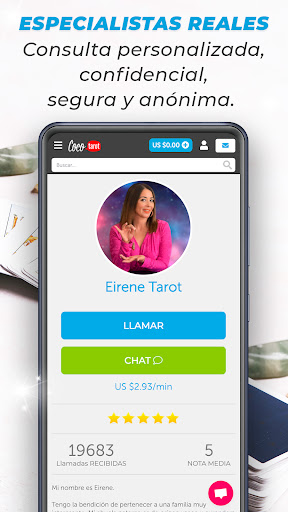 Schermata Cocotarot Psychic & Tarot 2
