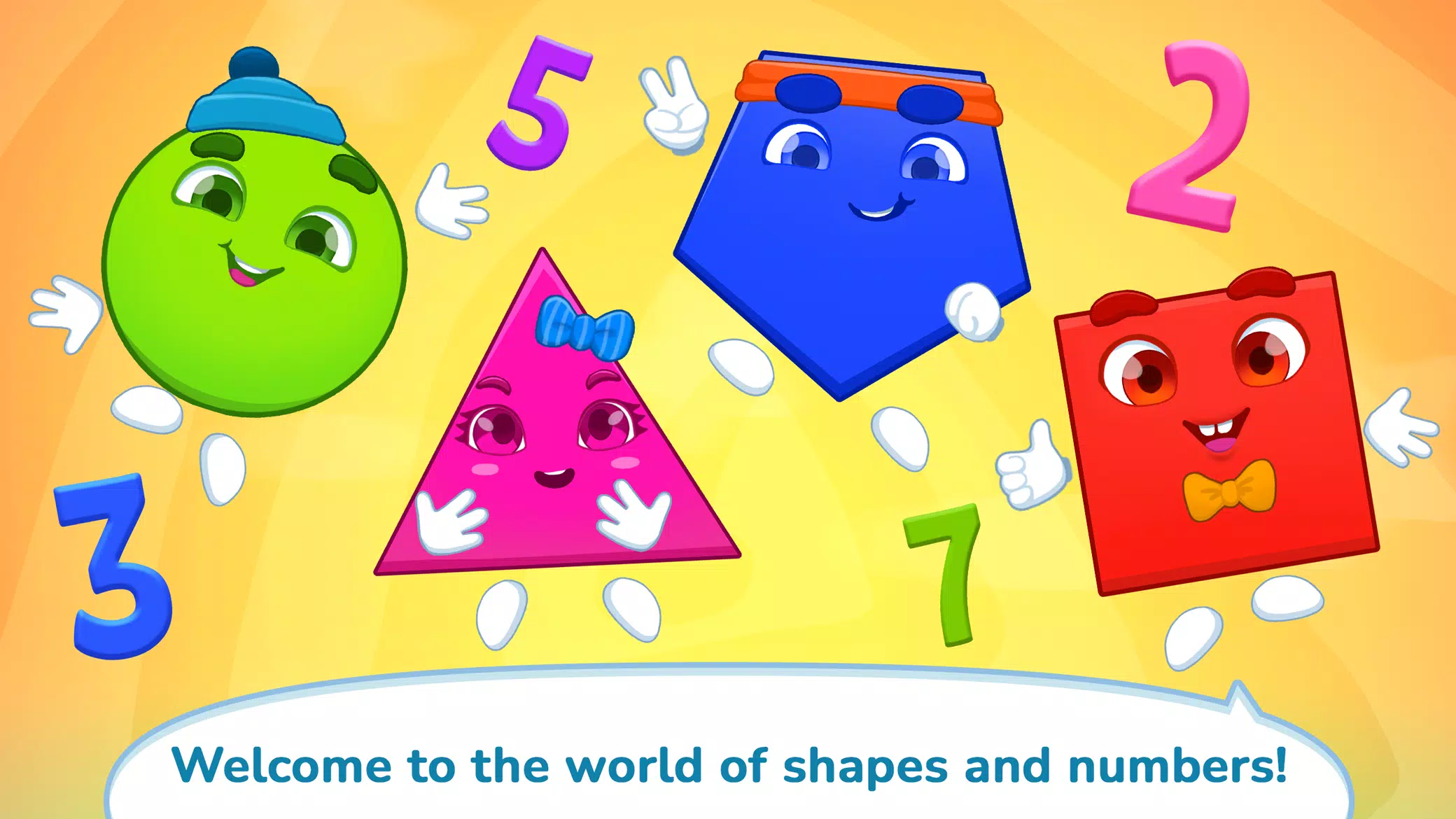 Numbers & Shapes Learning Game Zrzut ekranu 0