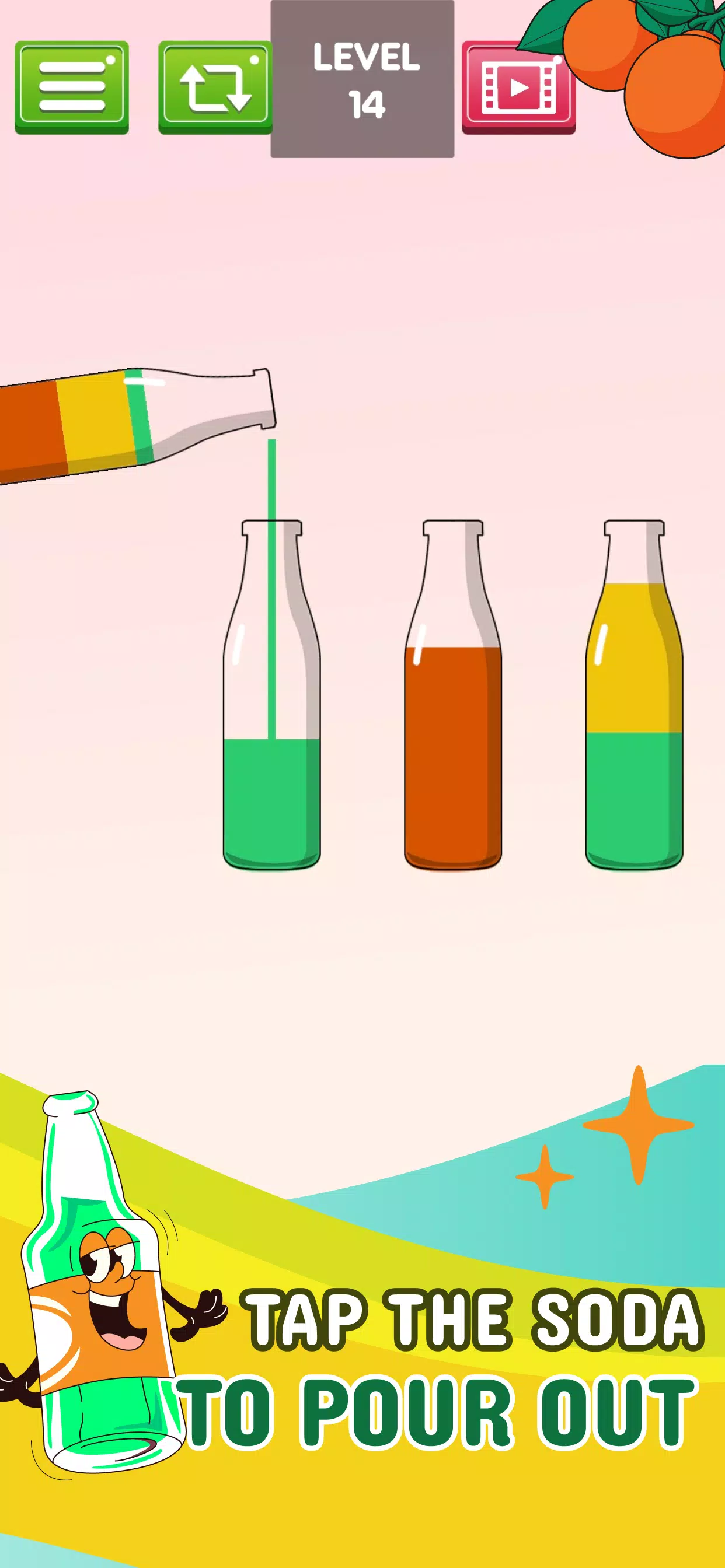 Soda Water Sort Puzzle: Color スクリーンショット 1