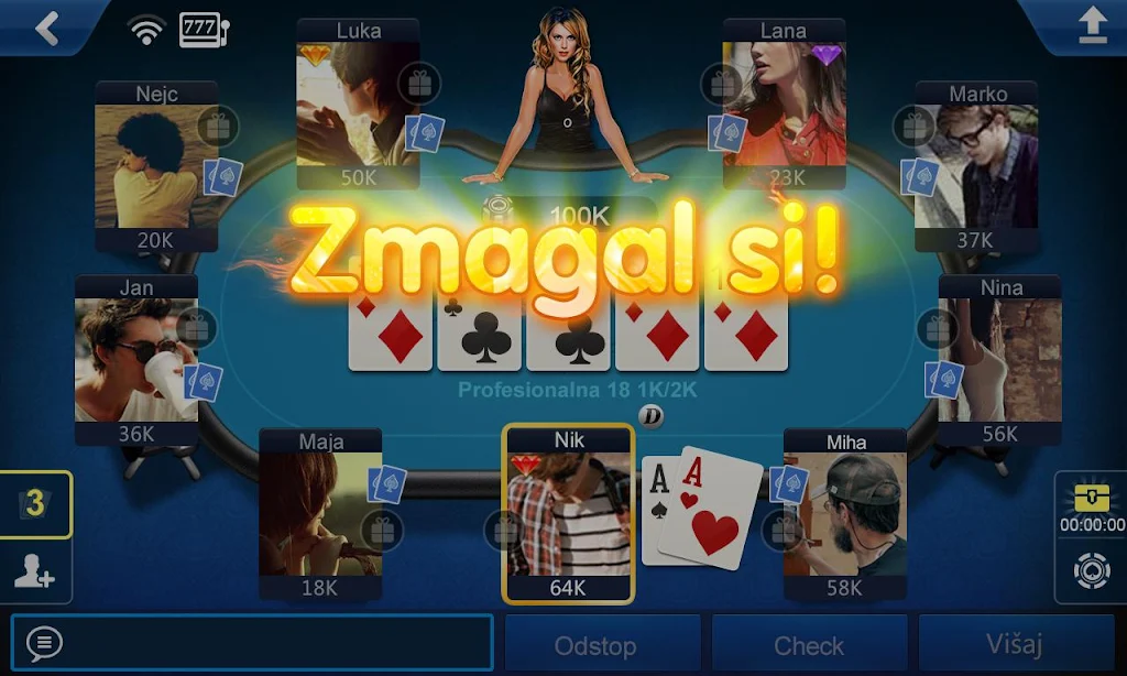 Poker Slovenia hd Schermafbeelding 3