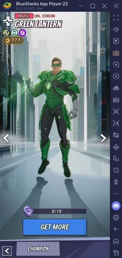 DC Dark Legion character lineup featuring Green Lantern superheroes