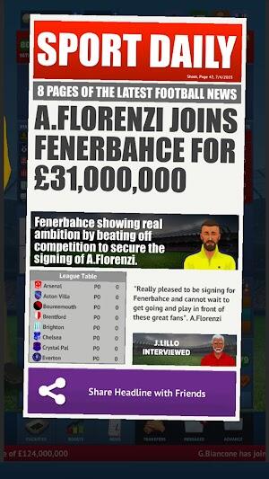 Football Club Management 2024 Zrzut ekranu 3