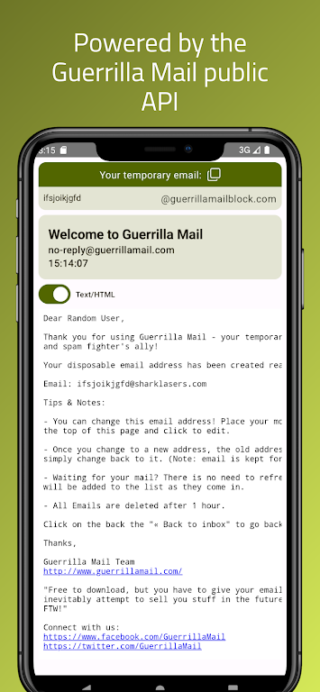Guerrilla Mail - Temp Mail应用截图第1张