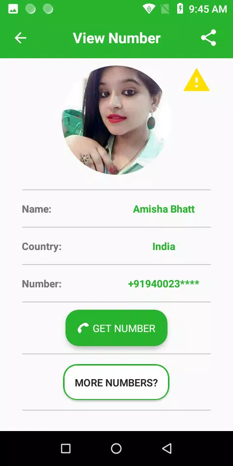 Girls Phone Number for Chat Ảnh chụp màn hình 3