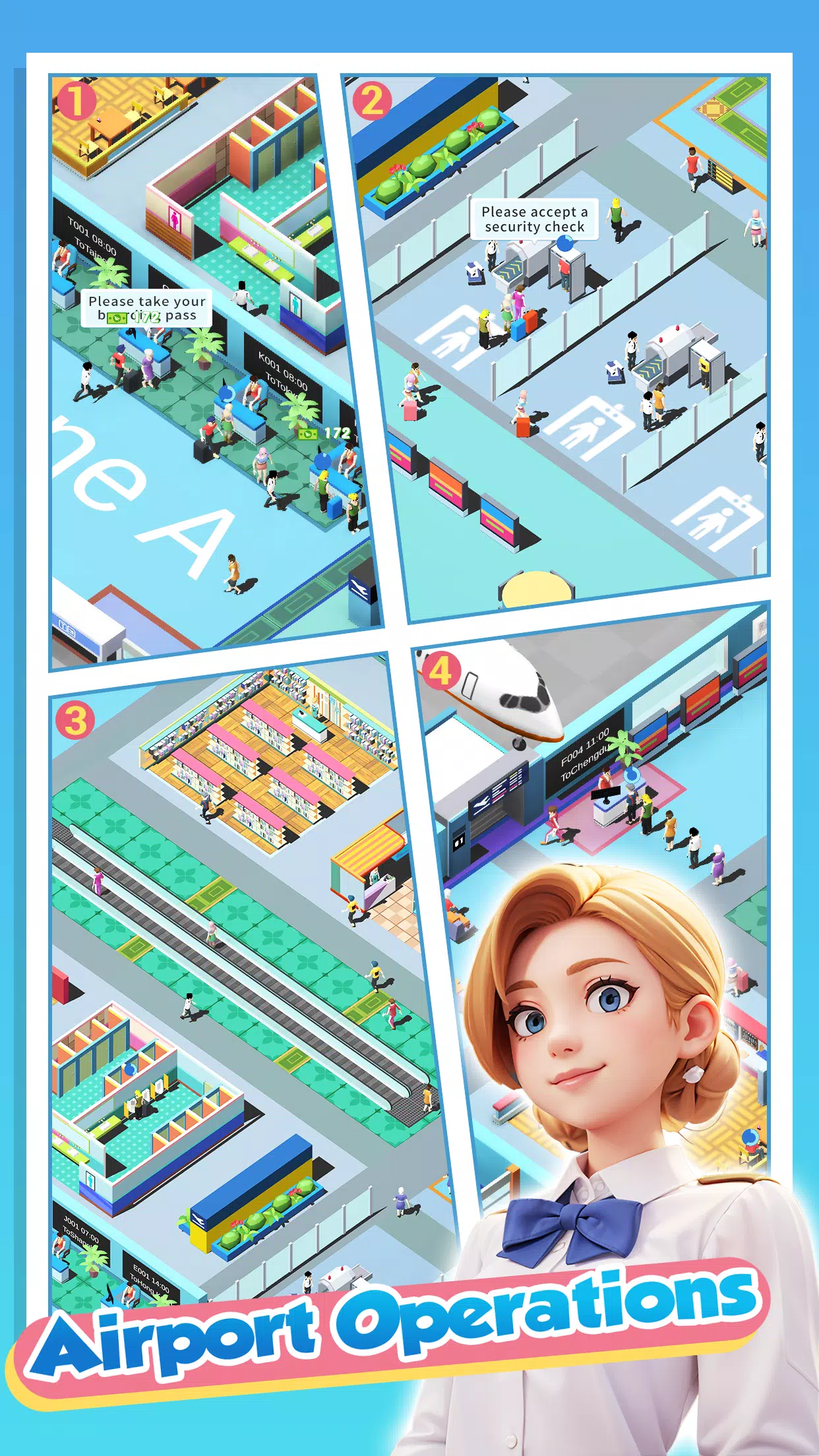 Happy Airport：Simulator應用截圖第3張