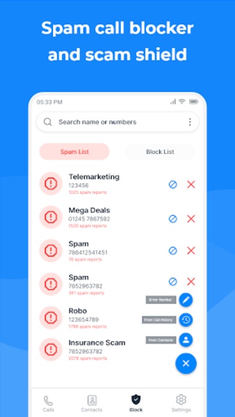 Show Caller ID & Spam Blocker Ảnh chụp màn hình 0