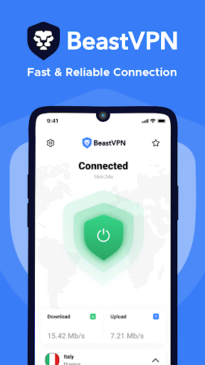 BeastVPN: Secure and Fast VPN Tangkapan skrin 0