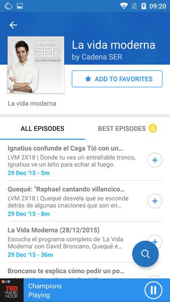 Podcast App Schermafbeelding 0