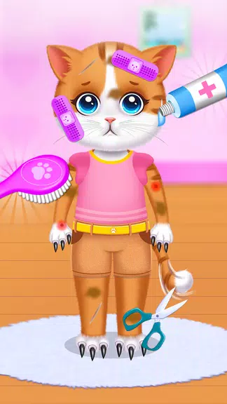 Schermata Cute Kitty Cat Pet Care 0
