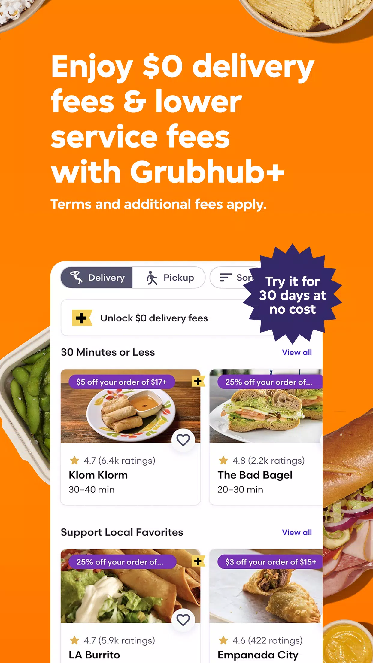 Grubhub ဖန်သားပြင်ဓာတ်ပုံ 3