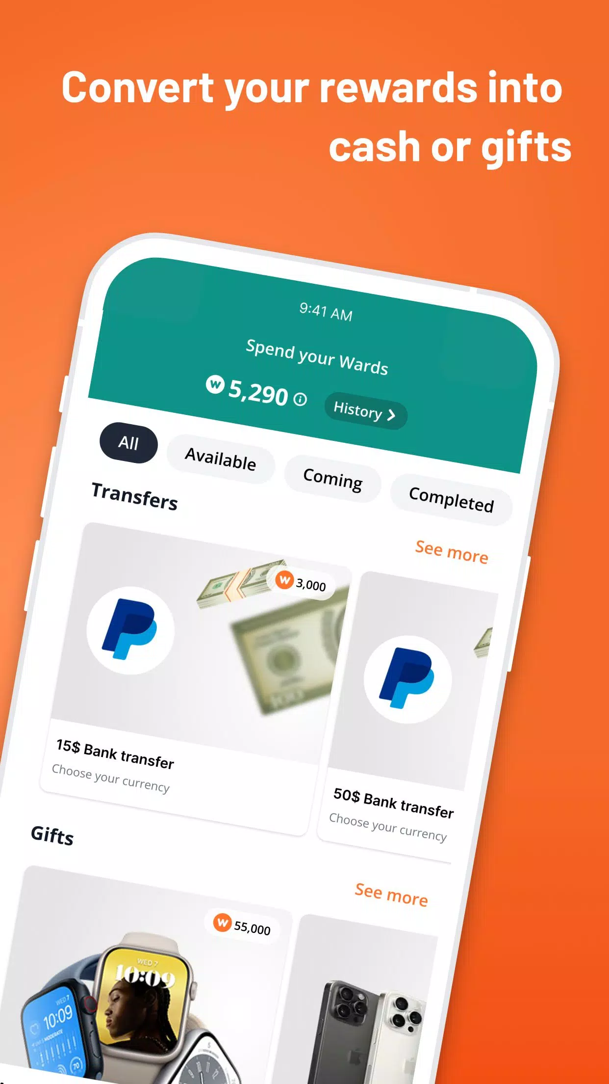 WeWard - L'App de Marche ! Capture d'écran 1