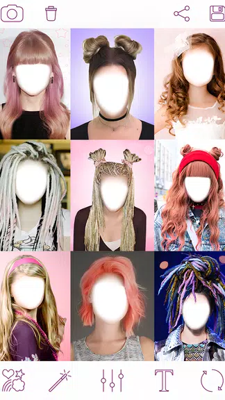 Girls Hairstyles Zrzut ekranu 1