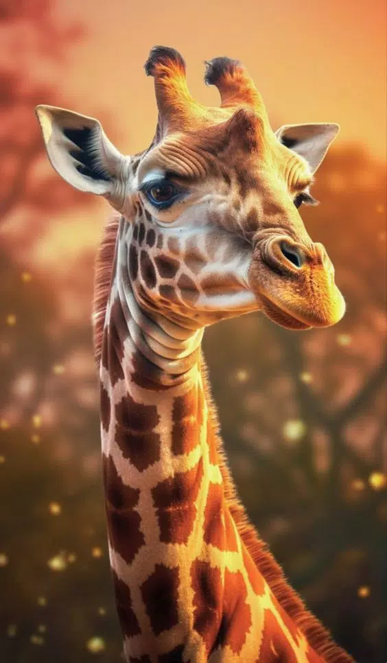 Giraffe Wallpaper HD স্ক্রিনশট 1
