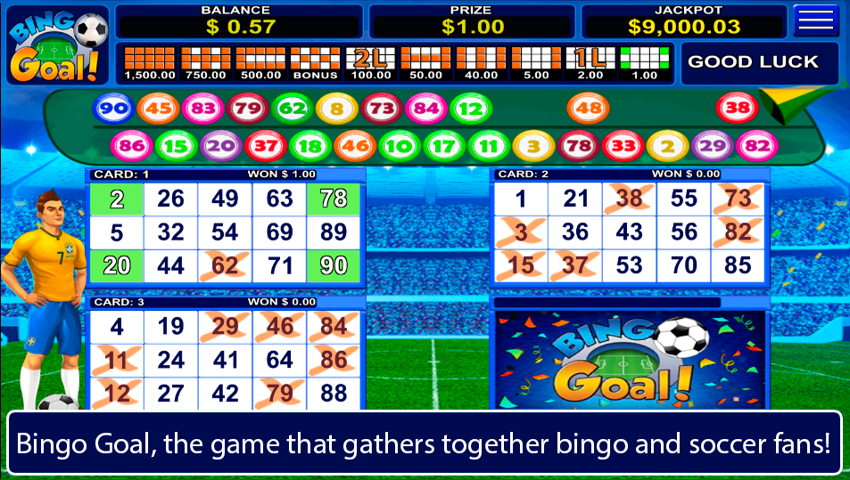 Bingo Goal - Video Bingo Ekran Görüntüsü 0