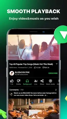 Pure Tuber: vídeos e músicas Captura de tela 0