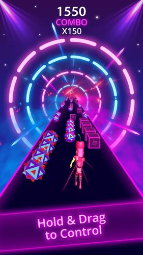 Blade Slash Runner on Beats 3D Capture d'écran 0