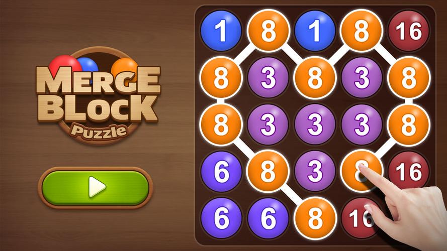 Merge bubble - Number game Capture d'écran 0