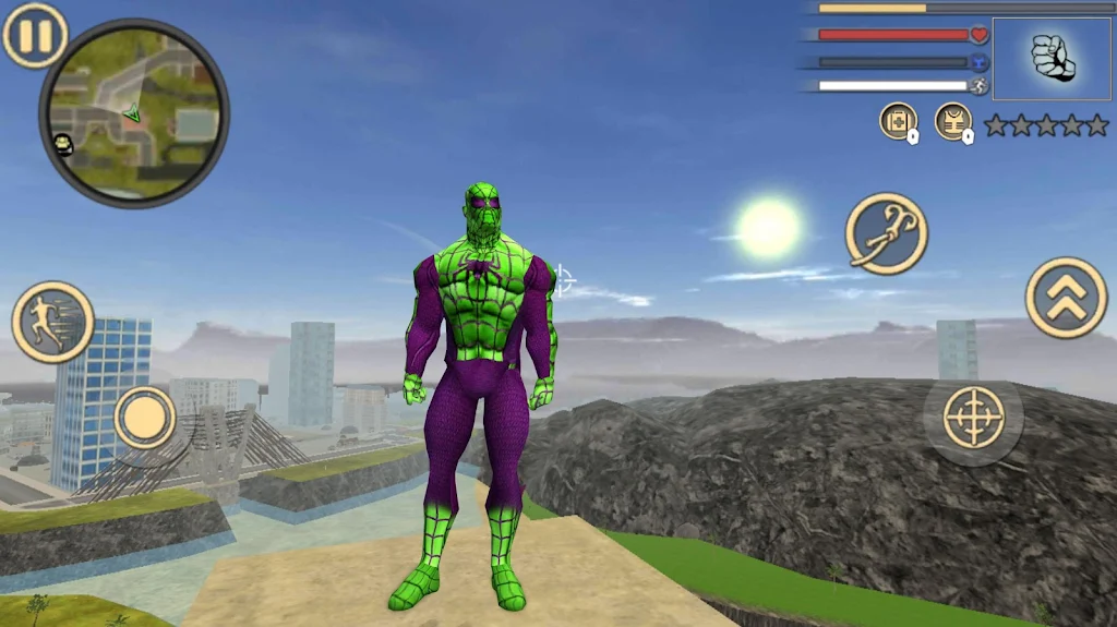 Spider Rope Hero Frog Ninja Strange Gangster Crime應用截圖第2張