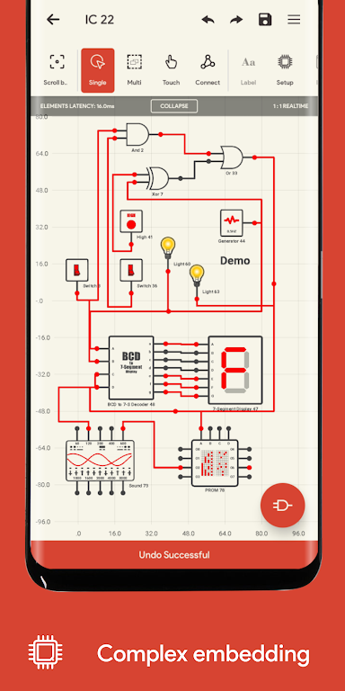 Logic Circuit Simulator Pro Mod Tangkapan skrin 1