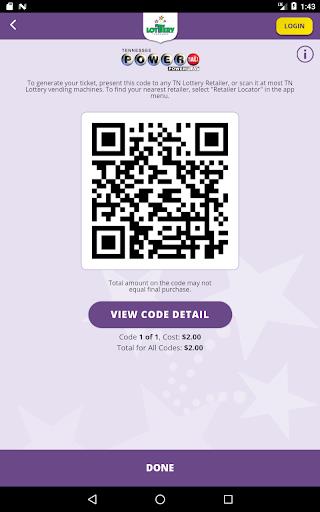 Schermata Tennessee Lottery Official App 1