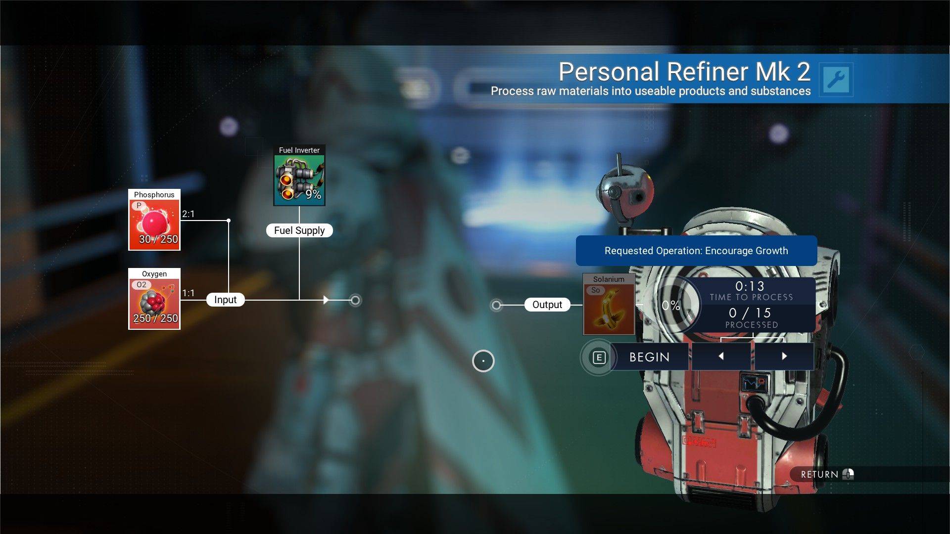 Image: Refiner Interface