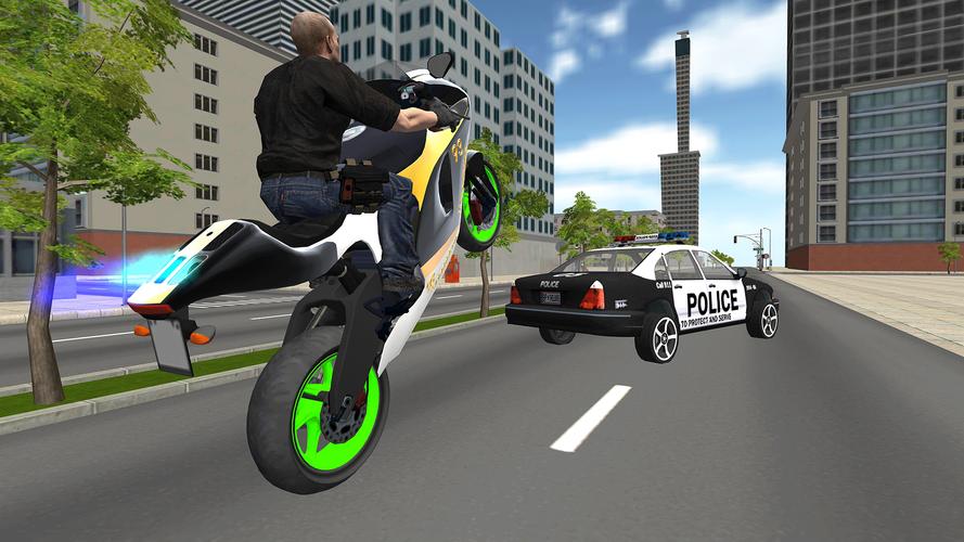 Bike Driving: Police Chase應用截圖第1張