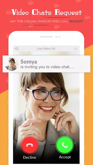 Schermata Live Video Chat - Random Video Call with Girls 3