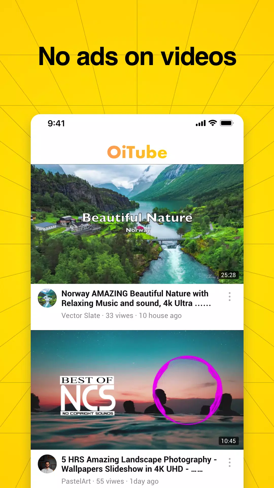 OiTube ภาพหน้าจอ 0