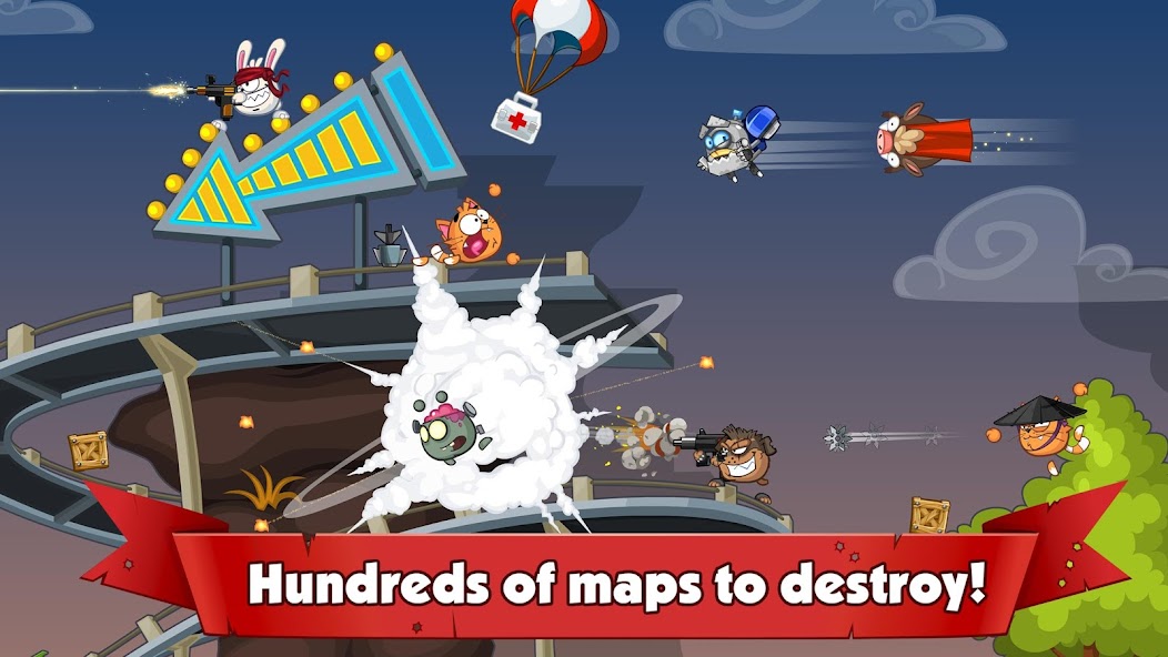 Wormix: PvP Tactical Shooter Mod應用截圖第1張