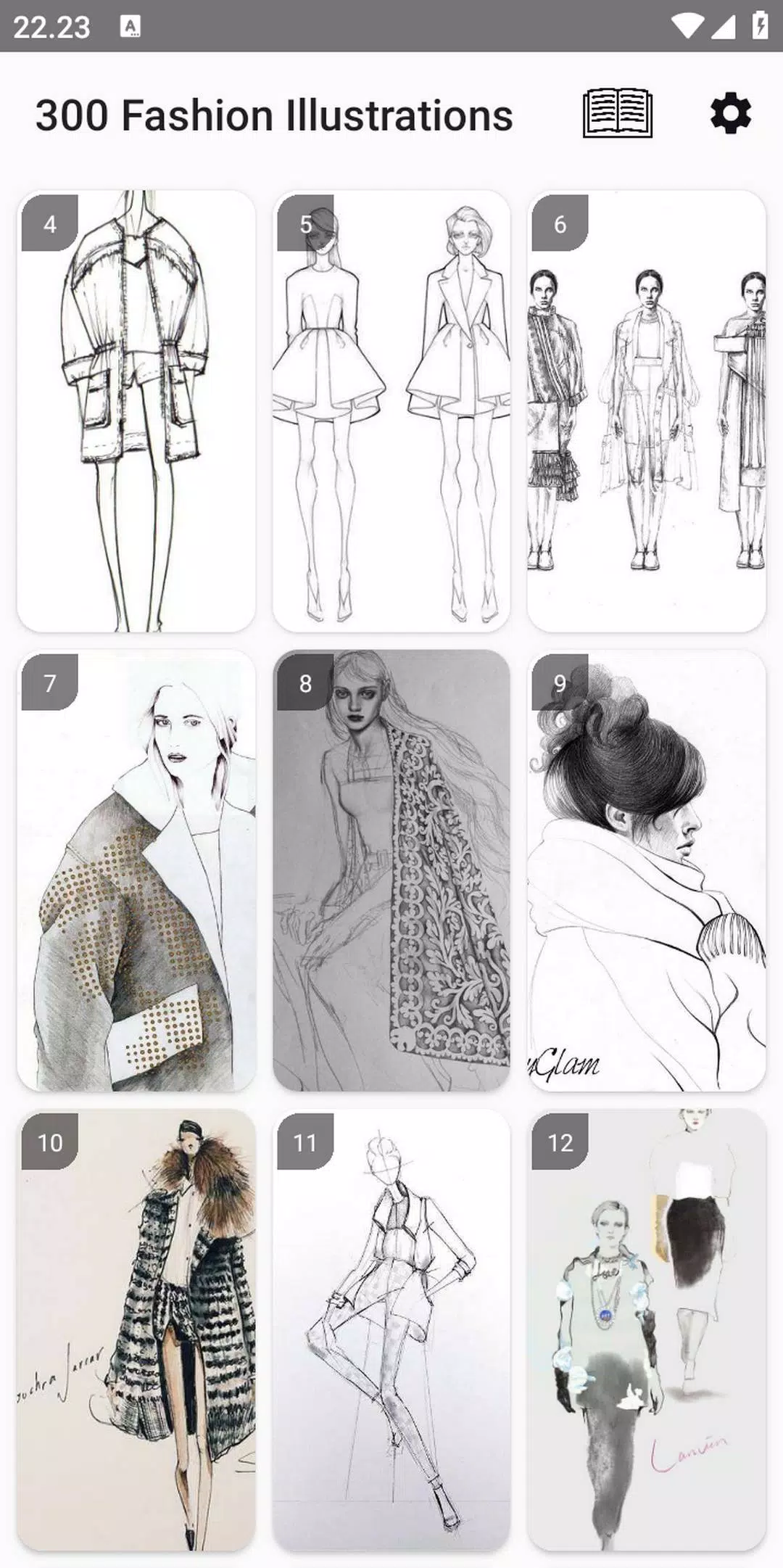 300 Fashion Illustrations Capture d'écran 0