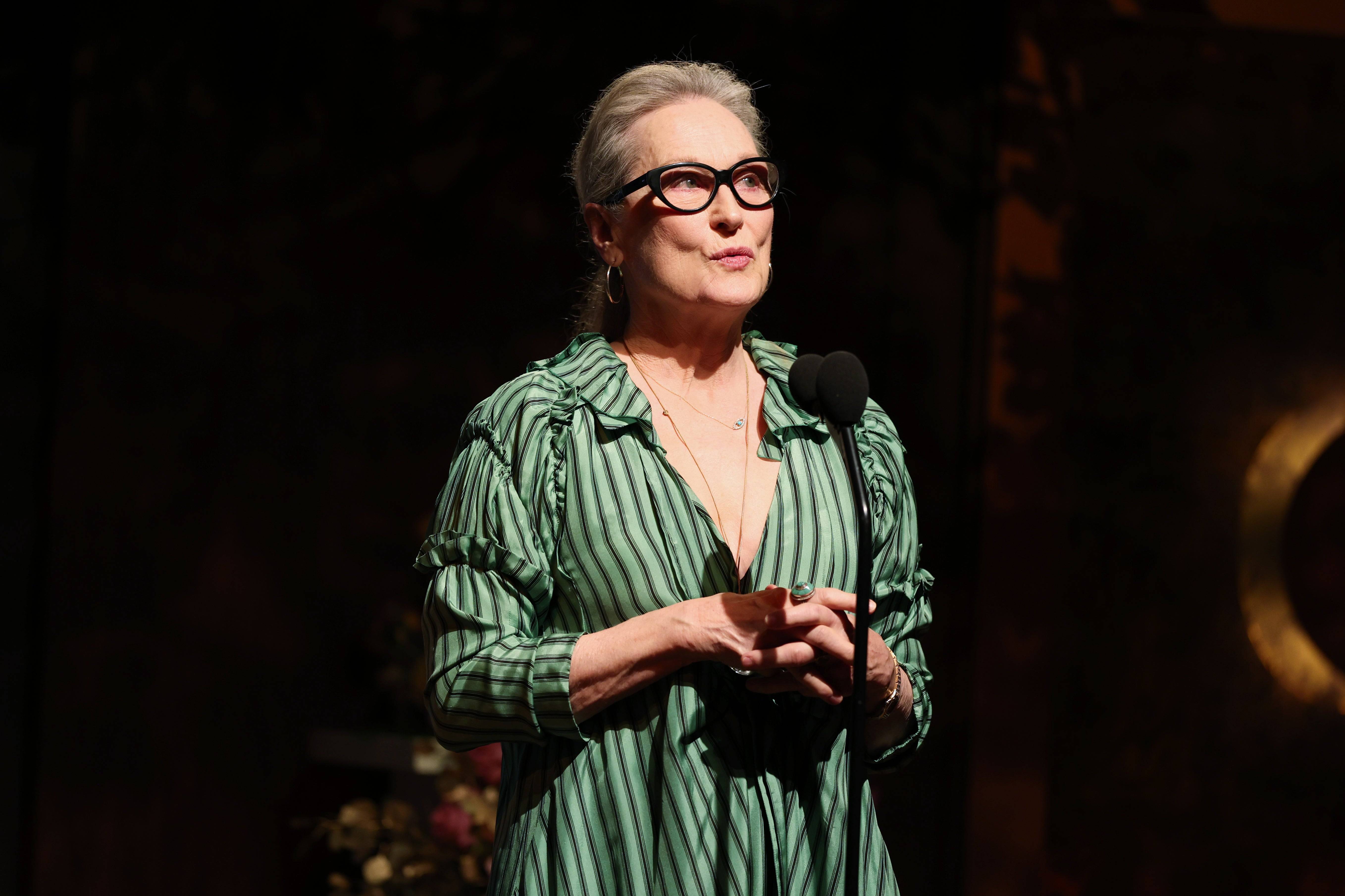 Meryl Streep. Larawan ni Christopher Polk/GG2025/Penske Media sa pamamagitan ng Mga Larawan ng Getty.