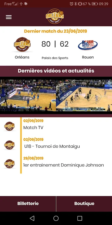 Orléans Loiret Basket - OLB 스크린샷 1