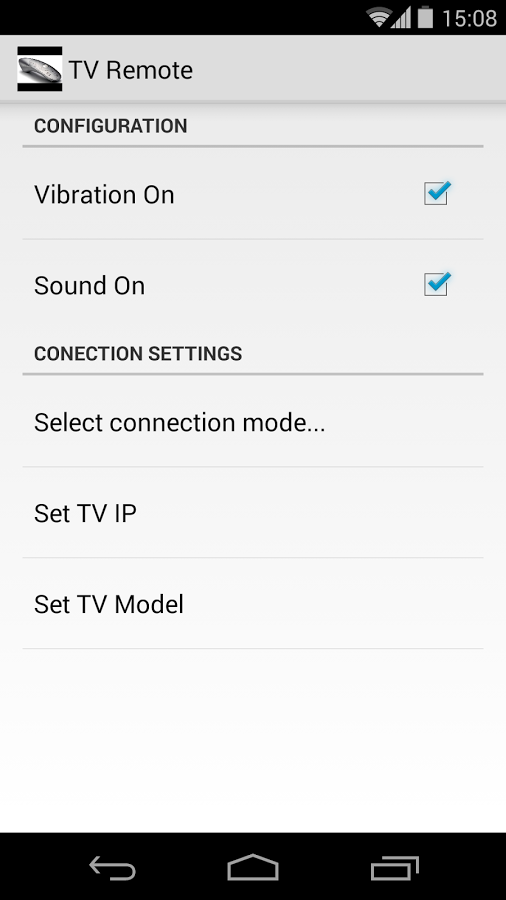 Easy Universal TV Remote Ekran Görüntüsü 0
