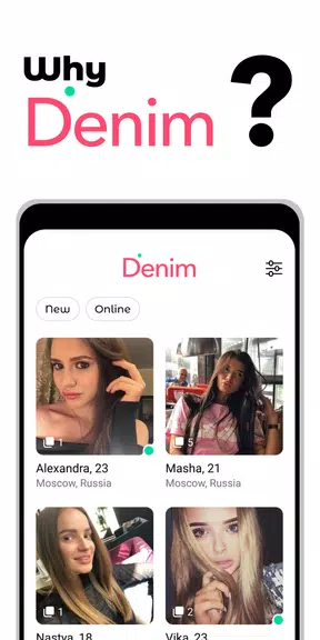 Denim - premium dating app Ảnh chụp màn hình 0